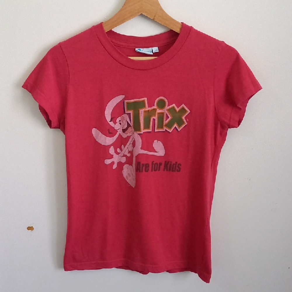 Red Pink Graphic Short Sleeve Tee